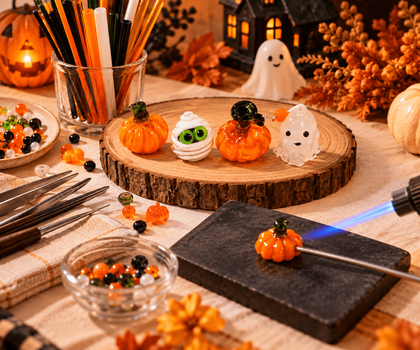 Halloween Boro Glass Charm Workshop — Jolin Nai