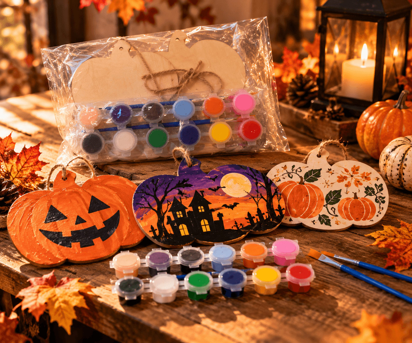 Mini Pumpkin Painting Kit