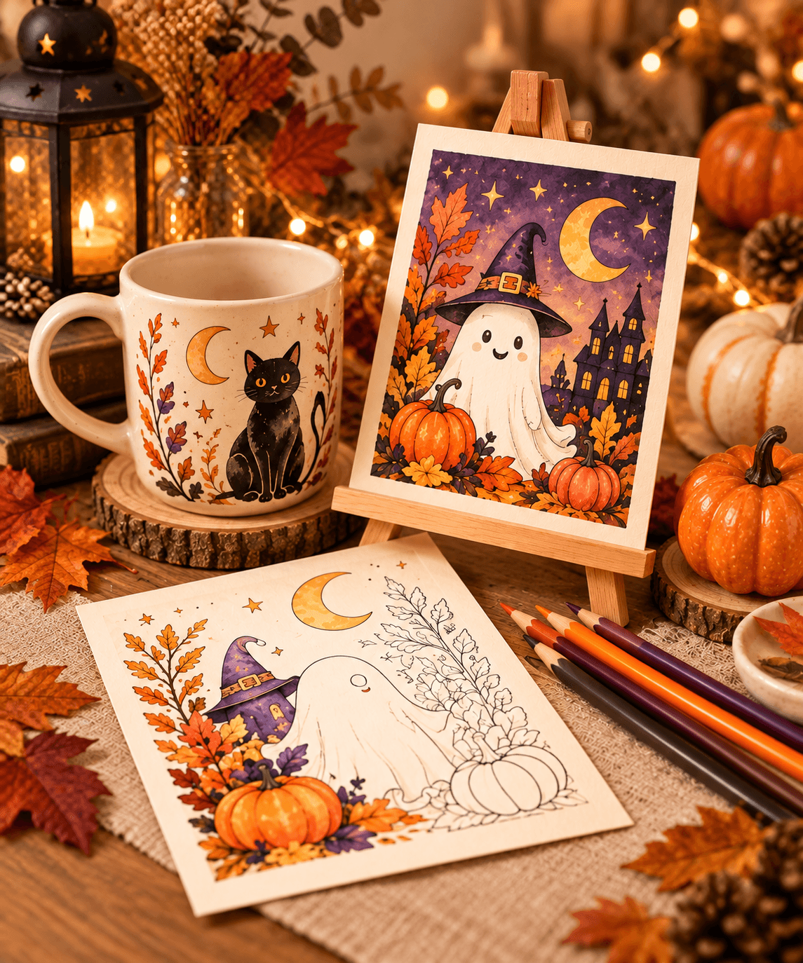 Mini Halloween Artwork — Sheena Bharathan