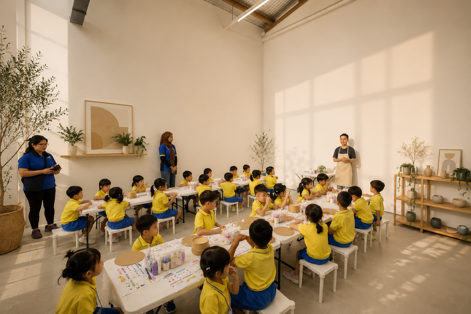 School session at Beyond Canvas